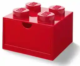 LEGO Pojemnik na z szufladką Brick 4 Czerwony 40201730