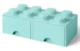 LEGO Pojemnik na z szufladkami Brick 8 Morski 40061742