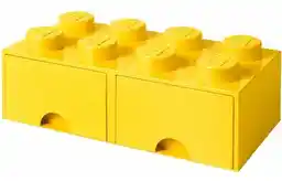 LEGO Pojemnik na z szufladkami Brick 8 Żółty 40061732