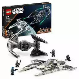 Lego Star Wars Mandaloriański myśliwiec Fang Fighter kontra TIE Interceptor 75348