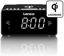 Lenco CR-550 Czarny Radiobudzik