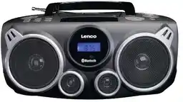 Lenco SCD-100 Bluetooth Czarny Radioodtwarzacz CD