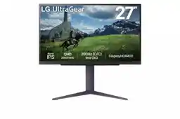 LG UltraGear 27GS85Q-B 27 2K Nano IPS 180Hz O/C 200Hz 1ms Gamingowy Monitor LED