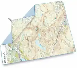 Lifeventure Ręcznik szybkoschnący SoftFibre OS Map Towel Giant 90x150cm Snowdon