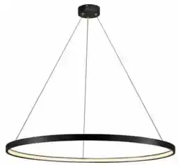 Light Prestige Ring lampa wisząca mała czarna 3000K LP-909/1P S BK