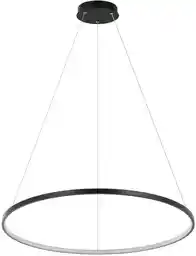 Light Prestige Ring lampa wisząca średnia czarna 3000K LP-909/1P M BK