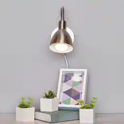 Lindby Amrei Lampa Ścienna Nickel 9620262