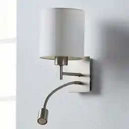 Lindby Camilo Lampa Ścienna Nickel/White 9620924