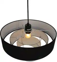 Lindby Coria Lampa Wisząca Black/Grey 9626608