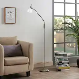 Lindby Gwendolin Lampa Podłogowa Nickel 9621649