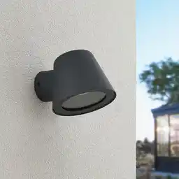 Lindby Ileyna Ścienna Lampa Ogrodowa Dark Grey 9630111