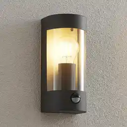 Lindby Junias Ścienna Lampa Ogrodowa w/Sensor Dark grey 9977058