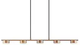 Lindby Kaylou 5 Lampa Wisząca Bronze -Lindby 9628332