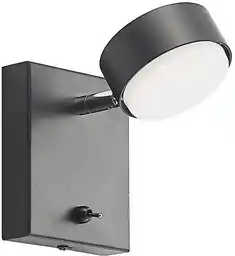 Lindby Kaylou Short Lampa Ścienna Black 9628309