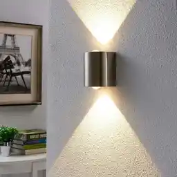 Lindby Lareen LED Lampa Ścienna Satin Nickel 9621113