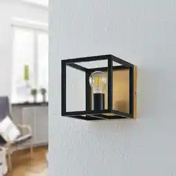 Lindby Miravi Lampa Ścienna Gold/Black 9627709