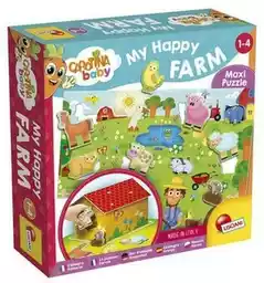 LISCIANI Puzzle Carotina Baby Moja szczęśliwa farma 304-92567 (12 elementów)