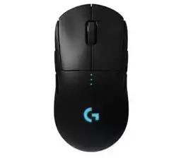 Logitech G PRO, Bezprzewodowa mysz do gier, czujnik HERO 25K, RGB, lekka, 4-8 programowalnych przycisków, długa żywotność baterii, kompatybilna z POWERPLAY, stworzona do e-sportu, PC/Mac - Czarny