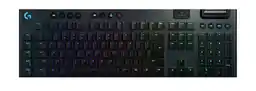 Logitech Klawiatura bezprzewodowa G915 Lightspeed Czarny US międzynarodowy Clicky 920-009111