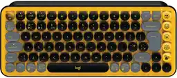 Logitech Klawiatura bezprzewodowa Pop Keys Czarno-żółty (Blast) 920-010735