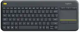 Logitech Wireless Touch Keyboard K400 Plus Szary Klawiatura membranowa