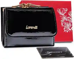 Lorenti Portfel damski skórzany 55287-SH-RFID-1554 Black