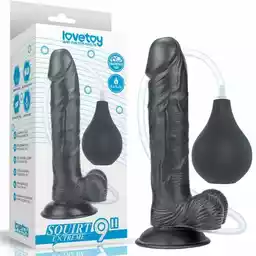 Lovetoy Squirt Extreme Dildo 9 Black