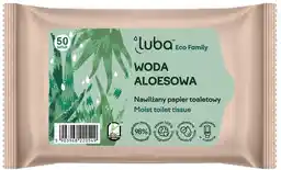 Luba Eco Family nawilżany papier toaletowy z Wodą Aloesową 50szt