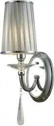 Lumina Deco Lampa Ścienna Kinkiet Chromowany Fabione W1 LDW 1200-1 (CHR)