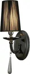 Lumina Deco Lampa Ścienna Kinkiet Czarny Fabione W1 LDW 1200-1 (BK)