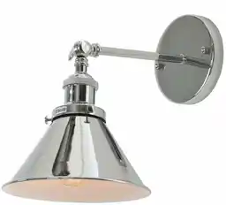 Lumina Deco Lampa Ścienna Kinkiet Loftowy Chromowany Gubi W1 LDW B005-1 (CHR)