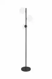 Lumina Deco Lampa Stojąca Podłogowa Czarna Fredica W3 LDF 6030-3 (BK)