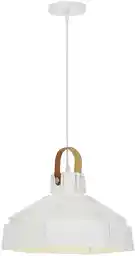 Lumina Deco Lampa Sufitowa Wisząca Loft Biała Dona W1 LDP 8106-1 (WT)