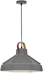 Lumina Deco Lampa Sufitowa Wisząca Loft Szara Cona W1 LDP 8105-1 (GR)