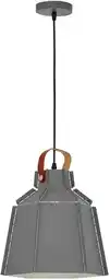 Lumina Deco Lampa Sufitowa Wisząca Loft Szara Mona W1 LDP 8107-1 (GR)