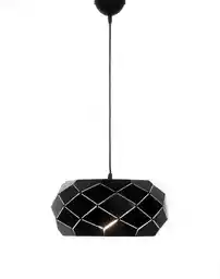 Lumina Deco Lampa Wisząca Czarna Rokka LDP 7443-1 (BK)