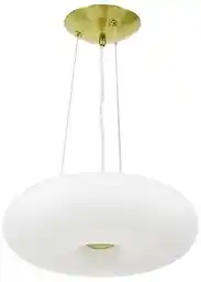 Lumina Deco Nowoczesna Lampa Wisząca Biało-Złota Biante D38 LDP 1104-380 (GD)