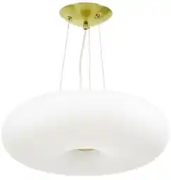 Lumina Deco Nowoczesna Lampa Wisząca Biało-Złota Biante D48 LDP 1104-480 (GD)