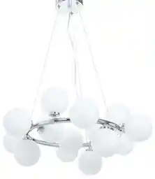 Lumina Deco Nowoczesna Lampa Wisząca Chromowana Marsiada W15 LDP 6033-15 (CHR)