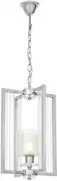 Lumina Deco Nowoczesna Lampa Wisząca Loft Chromowana Manhattan W1 LDP 8012-1 (CHR)