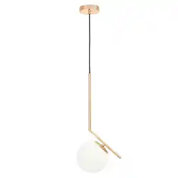 Lumina Deco Nowoczesna Lampa Wisząca Złota Sorento D15 LDP 1215-150 (WT+GD)