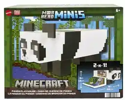 Mattel Minecraft Głowy Mobów Domek zabaw pandy 2 figurki HLL25