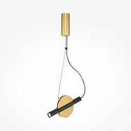 Maytoni Enigma Black-Brass lampa wisząca MOD150PL-L5BS3K