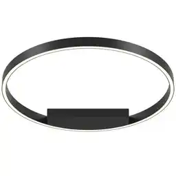 Maytoni Rim Black Ø60 plafon MOD058CL-L35B4K