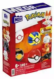 MEGA Klocki Pokemon Drużyna typu ognistego HTJ06