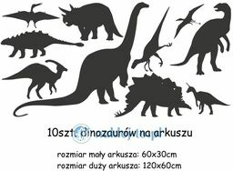 Naklejki na ścianę dinozaury