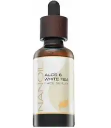 Nanoil Aloe & White Tea Face Serum serum rozświetlające o działaniu nawilżającym 50 ml