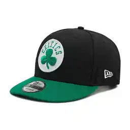 New Era Czapka z daszkiem Boston Celtics Logo 9Fifty 12122726 Czarny