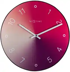 Nextime Zegar ścienny czerwony Gradient 8194 RO