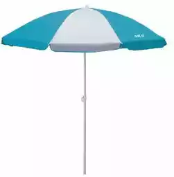 Nils Camp parasol plażowy NC7813 180 cm turkusowo-biały